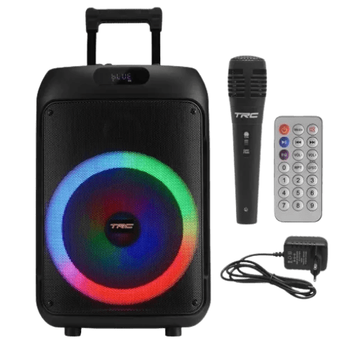 Caixa de som amplificada 550W RMS com Mic. 