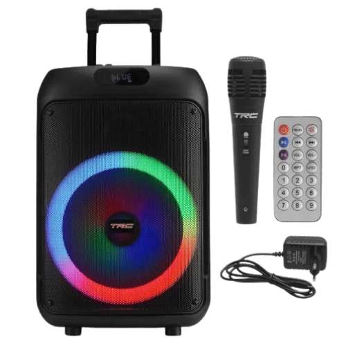 Caixa de som amplificada 550WRMS com Microfone Bluetooth TWS Radio FM - CT550