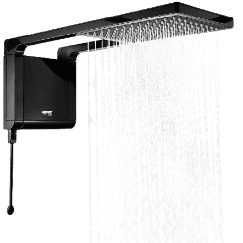 Chuveiro eletrnico 7800W Preto Acqua Storm 