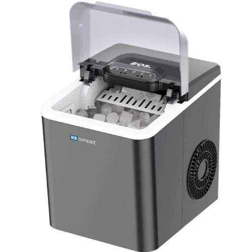 M�quina de Gelo 12kg Ice Compact cinza