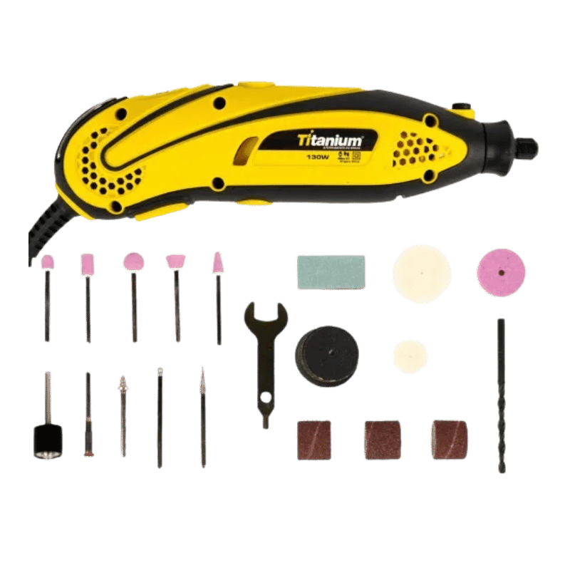 Kit micro ret�fica 130W com 40 acess�rios