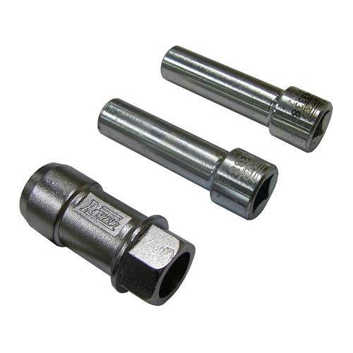 Soquete vazado 19 mm e dois adaptadores da porca do amortecedor dianteiro - 143338