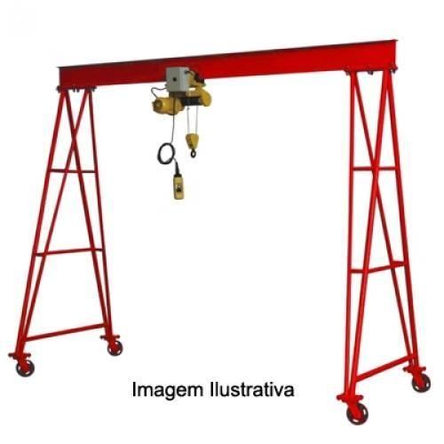 Guindaste p�rtico tubular m�vel capacidade 1 tonelada - RLL-1000