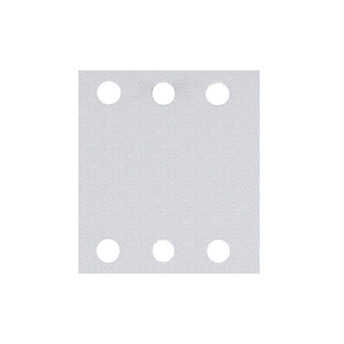 Folha de lixa para madeira 6 furos com 5 peas gro 400