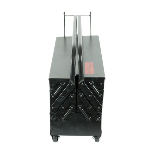 Caixa para ferramentas sanfonada 7 gavetas com cabo dobravel e rodas - RLL-11