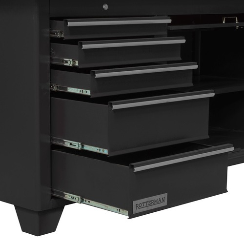 Bancada fechada com 5 gavetas e 1 porta retrátil - RLL-217AP Bancada fechada com 5 gavetas e 1 porta retrátil - RLL-217AP