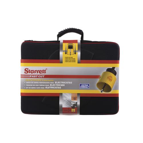Jogo de serra copo 22 a 121 mm com 14 peças - FAST CUT Jogo de serra copo 22 a 121 mm com 14 peças - FAST CUT