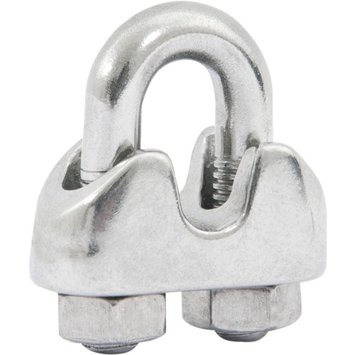Clips para cabo em a�o inox 1/2