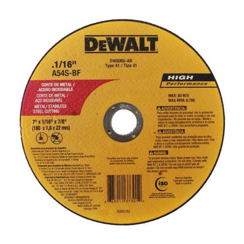 Disco de corte para metal e inox 7