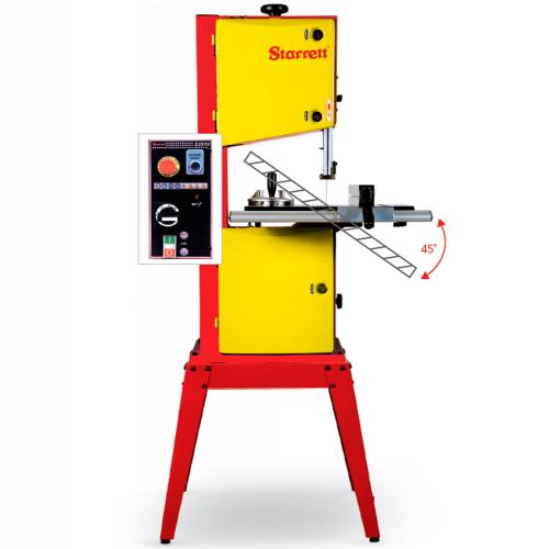 Serra de fita vertical para madeira 1 HP capacidade de 160 x 300mm monofásica - S2510D 220V Serra de fita vertical para madeira 1 HP capacidade de 160 x 300mm monofásica - S2510D 220V