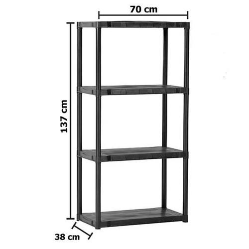 Estante pl�stica com 4 prateleiras - PTR08