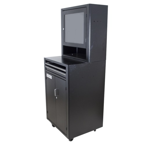 Rack fechado para computador com visor de acrílico - RLL-89P Rack fechado para computador com visor de acrílico - RLL-89P