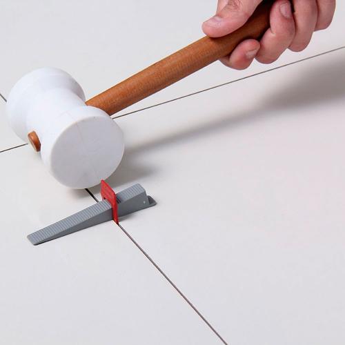 Cunha para nivelamento de revestimento e piso com 100 peças - SLIM Cunha para nivelamento de revestimento e piso com 100 peças - SLIM