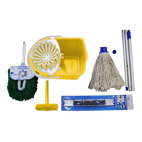 Kit para limpeza mopinho com 7 pe�as - NY05