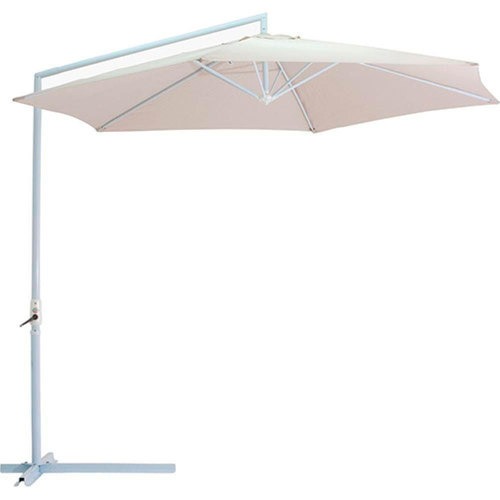 Ombrelone suspenso com manivela 3 m bege - MALIBU