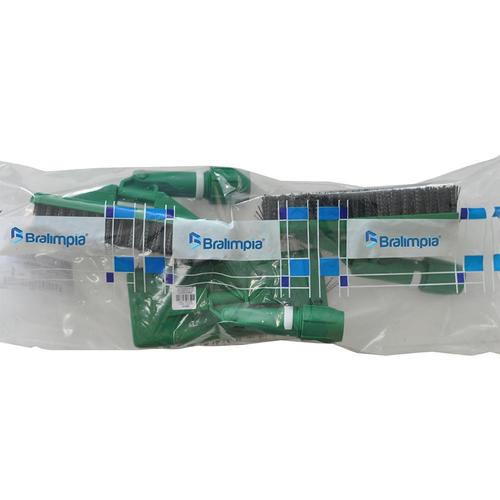 Escova refor�ada com suporte com 3 pe�as - Limpa tudo