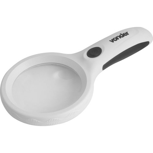 Lupa 90mm com LED e lente secund�ria