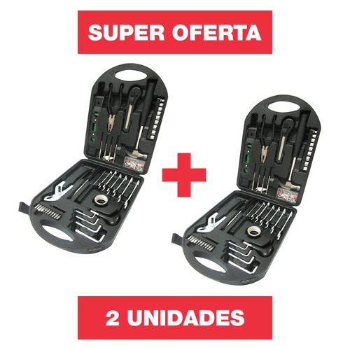 Kit com 2 jogos de ferramentas com 151 pe�as cada - MF151