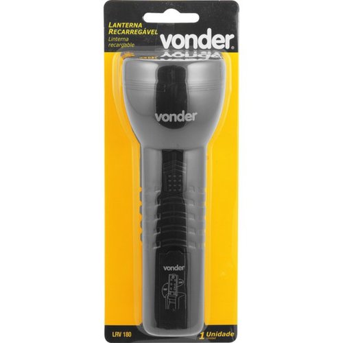 Lanterna recarreg�vel a bateria com 1 led + 6 leds -  LRV180