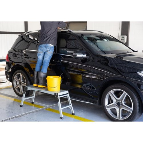 Plataforma de metal dobrável 100 x 30 cm capacidade 150 kg - 8501150000 Plataforma de metal dobrável 100 x 30 cm capacidade 150 kg - 8501150000