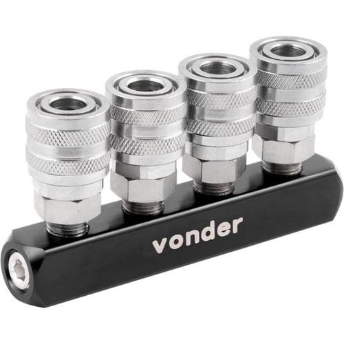 Engate rápido quádruplo para ar comprimido Engate rápido quádruplo para ar comprimido