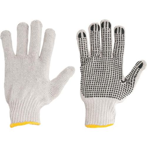 Luva de malha 3 fios branca pigmentada tamanho 10 - LMV 3