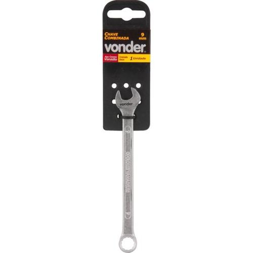 Chave combinada 9 mm a�o cromo van�dio
