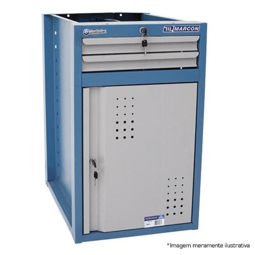 Módulo com abertura para direita e 2 gaveta Módulo com abertura para direita e 2 gaveta