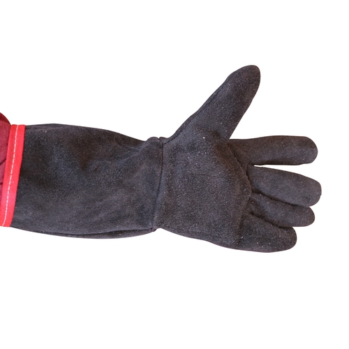 Luva de raspa soldador 15 cm com refor�o - RLL-LS15