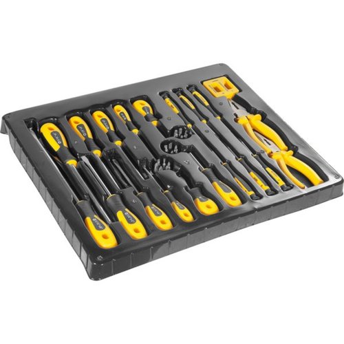 Jogo de ferramentas manuais com 38 peas