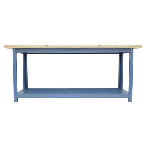 Bancada desmontvel tampo compensado pinus 2000 x 600 x 40 mm tampo inferior chapa