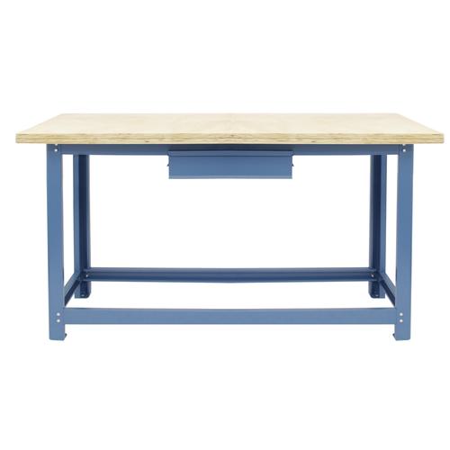 Bancada desmontvel tampo compensado pinus 1500 x 600 x 40 mm c/ 1gaveta - NB-2