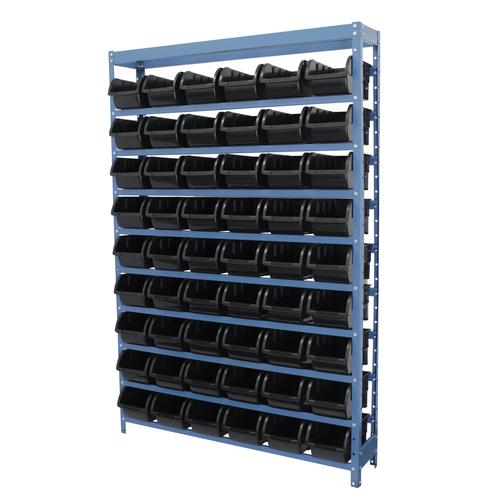 Estante metlica com 54 gavetas n5 preta - NE54/5P