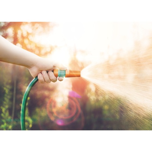 Mangueira flexvel para jardim 20 metros com suporte e esguicho