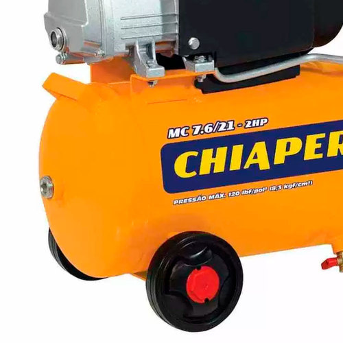Compressor de ar 7,6 pés 21 litros 2 hp - MC7.6/21 220V Compressor de ar 7,6 pés 21 litros 2 hp - MC7.6/21 220V