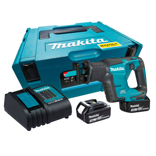Serra Sabre a bateria 18 volts com 2 baterias e maleta - DJR188RFJ  110V/220V