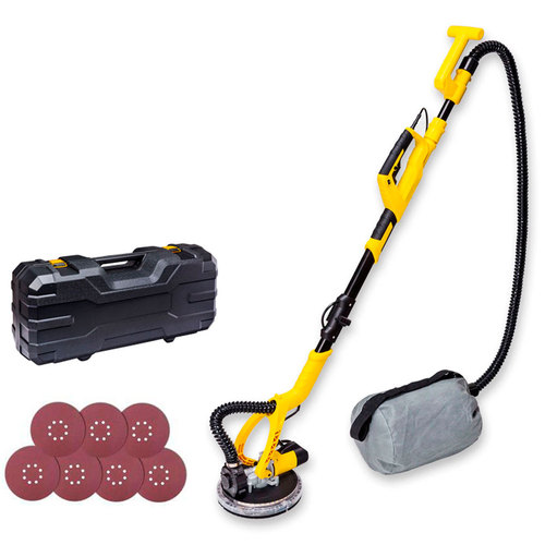 Lixadeira de parede e teto com luz led 225 mm 750 watts 220V Lixadeira de parede e teto com luz led 225 mm 750 watts 220V