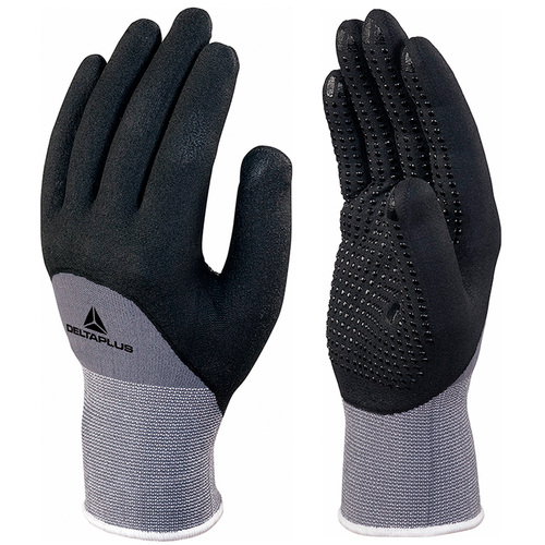 Luva poliamida spandex com banho 3/4 nitrílico/PU pigmentada G Luva poliamida spandex com banho 3/4 nitrílico/PU pigmentada G