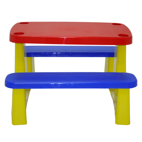 Mesa Infantil para Pic-nic e escolar colorida - 92360000 Mesa Infantil para Pic-nic e escolar colorida - 92360000