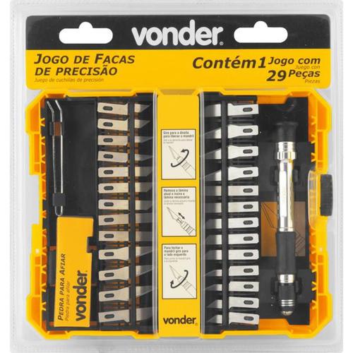Jogo de facas de precis�o com 29 pe�as