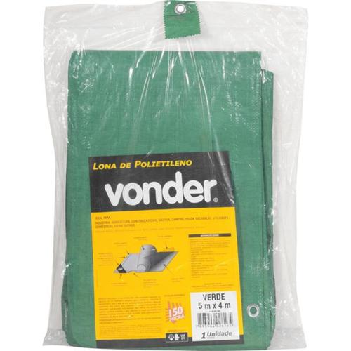 Lona de polietileno verde 5 m x 4 m Lona de polietileno verde 5 m x 4 m