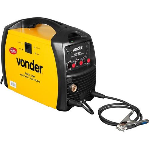 Inversora de solda Multiprocesso 160A para Eletrodo e Mig - Minimig MME160  220V