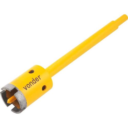 Serra copo diamantada 40 mm com haste de 3/8