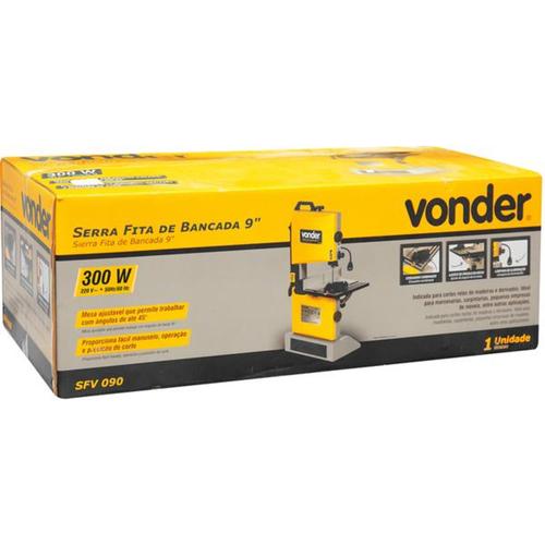 Serra fita de bancada 300 watts capacidade de corte at 90 mm - SFV090  220V