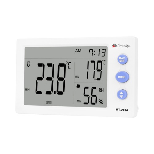 Relógio termo-higrômetro digital interno e externo - MT-241A Relógio termo-higrômetro digital interno e externo - MT-241A