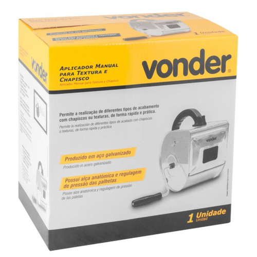 Aplicador manual de textura e chapisco