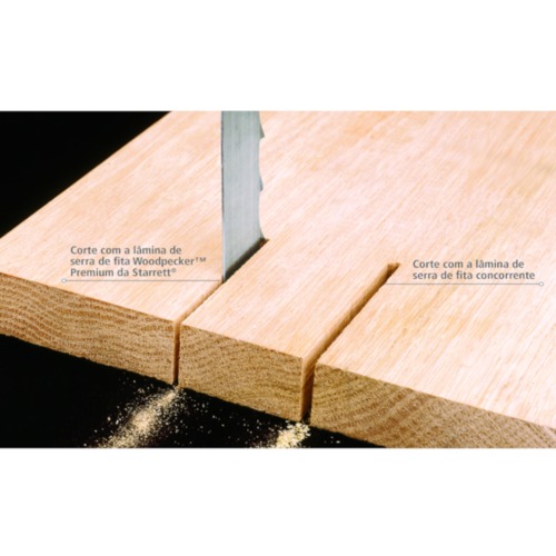 Lâmina para serra de fita S2520 2,75 m 4 dentes - Woodpecker Premium Lâmina para serra de fita S2520 2,75 m 4 dentes - Woodpecker Premium
