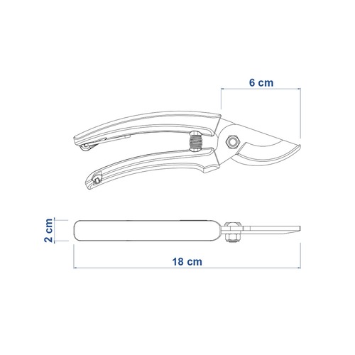 Tesoura para poda manual com lâmina metálica - 78300001 Tesoura para poda manual com lâmina metálica - 78300001