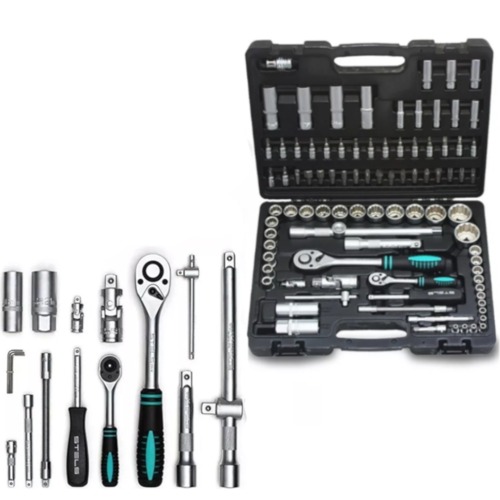 Jogo de soquetes encaixe 1/4