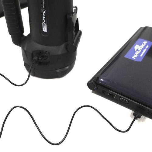 Lanterna led de m�o recarreg�vel via USB grande alcance 350 l�mens 310824 - Jasper